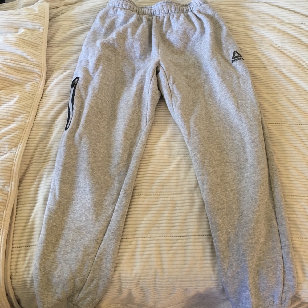 Reebok Light Grey Tracksuit Bottoms